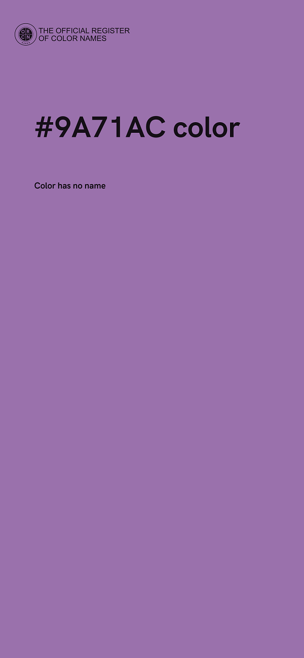 #9A71AC color image