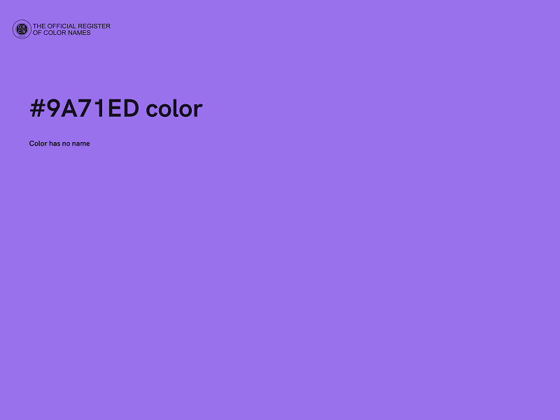 #9A71ED color image