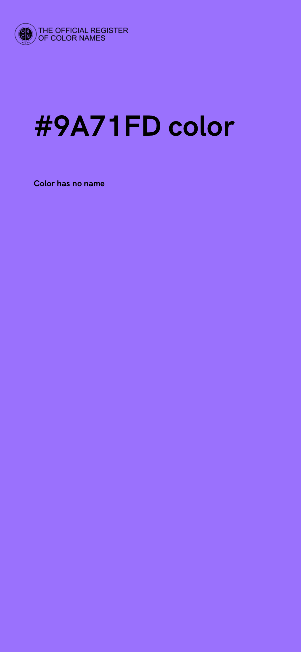 #9A71FD color image