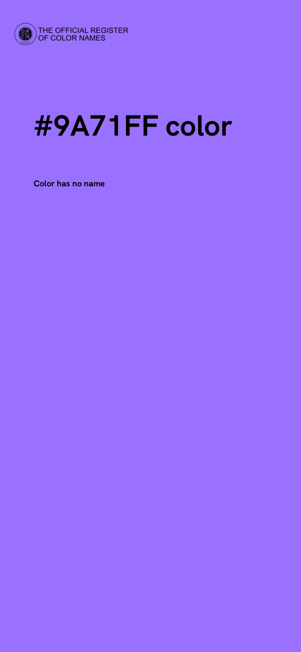 #9A71FF color image