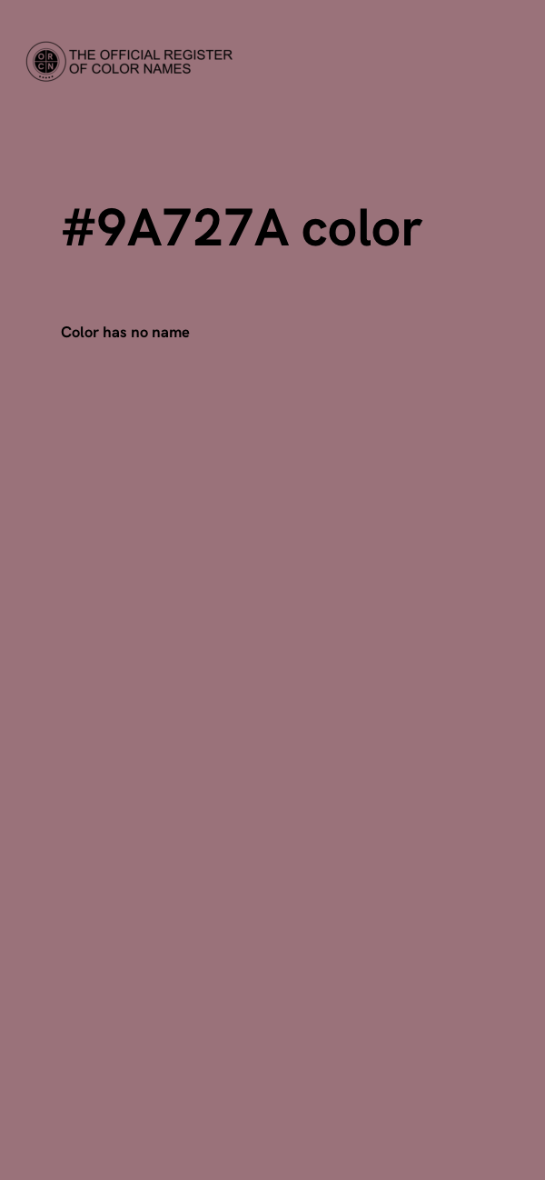 #9A727A color image