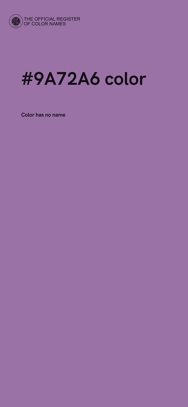#9A72A6 color image