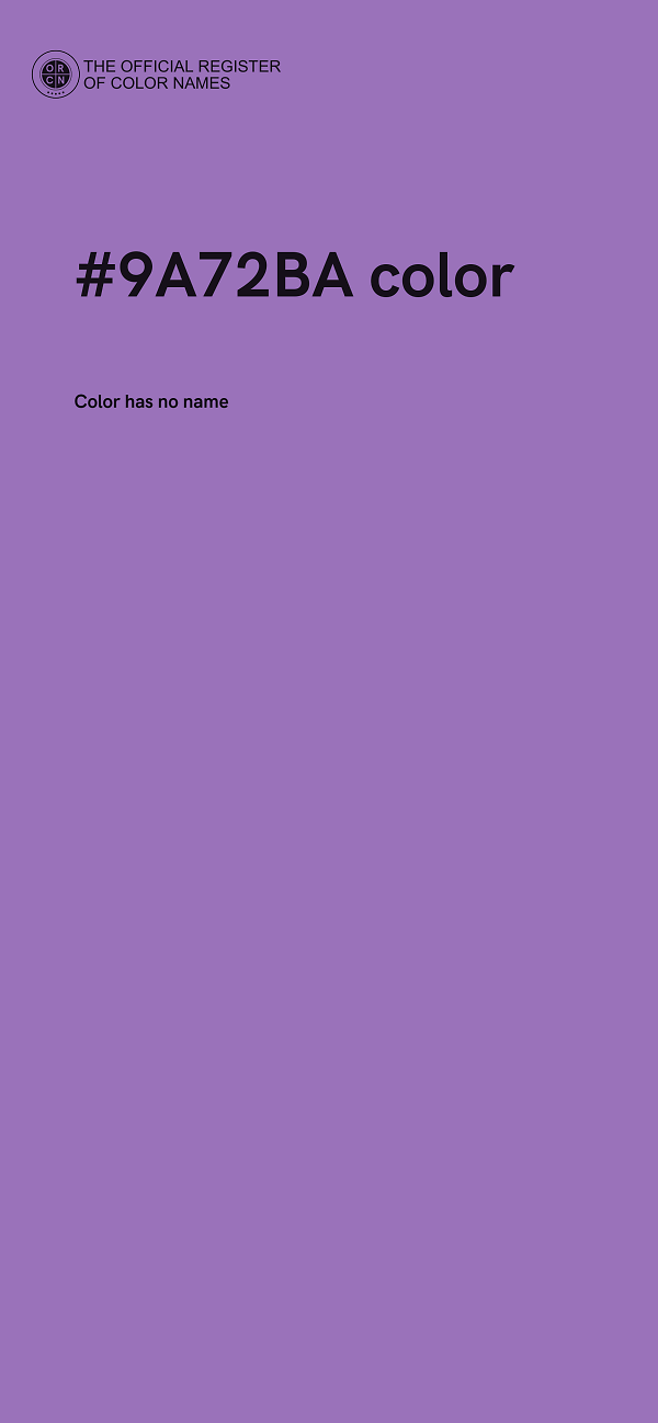 #9A72BA color image