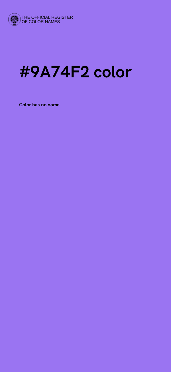 #9A74F2 color image