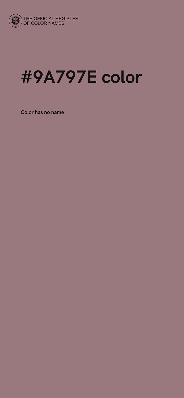 #9A797E color image