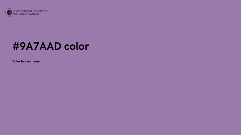 #9A7AAD color image
