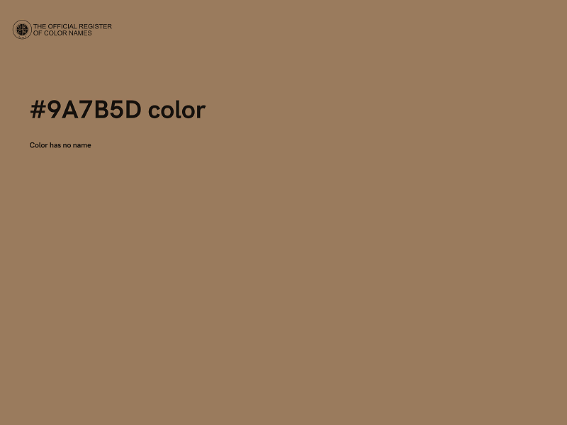 #9A7B5D color image