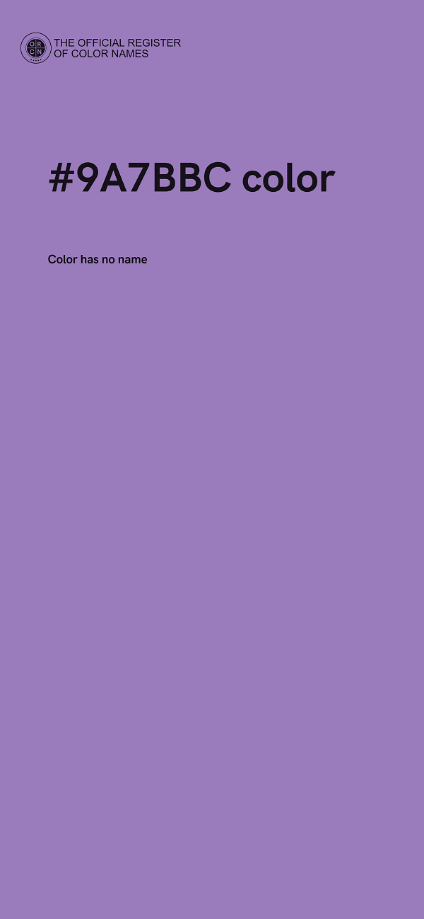 #9A7BBC color image