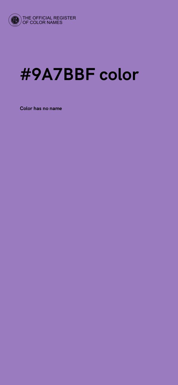 #9A7BBF color image