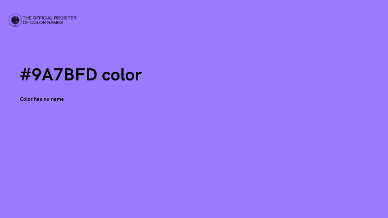 #9A7BFD color image