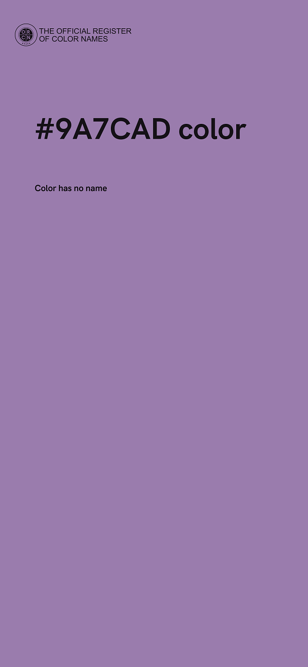 #9A7CAD color image