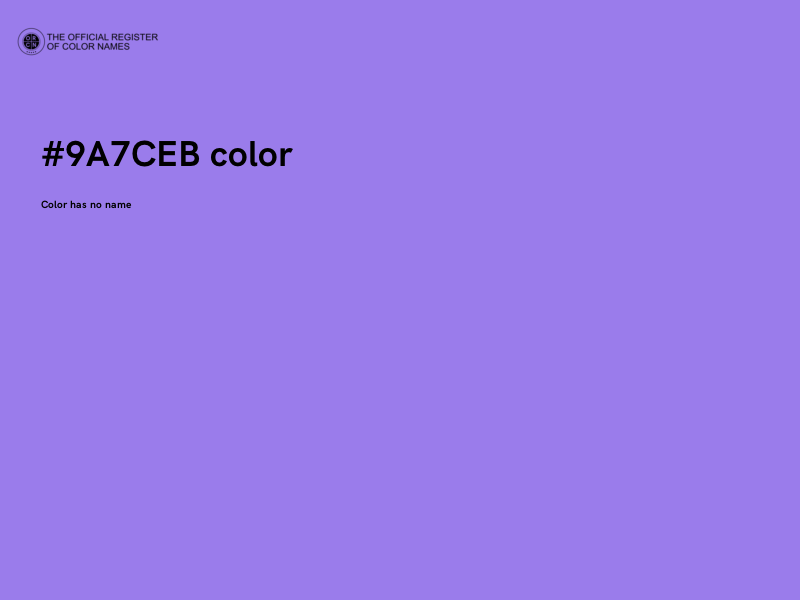 #9A7CEB color image