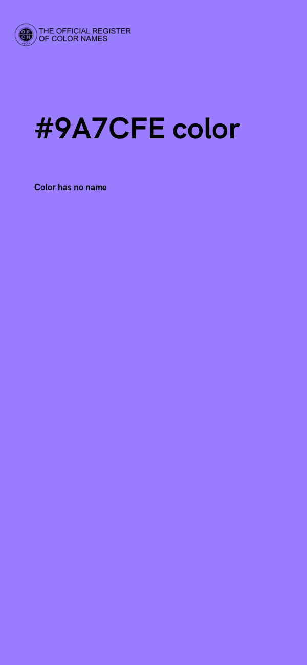 #9A7CFE color image