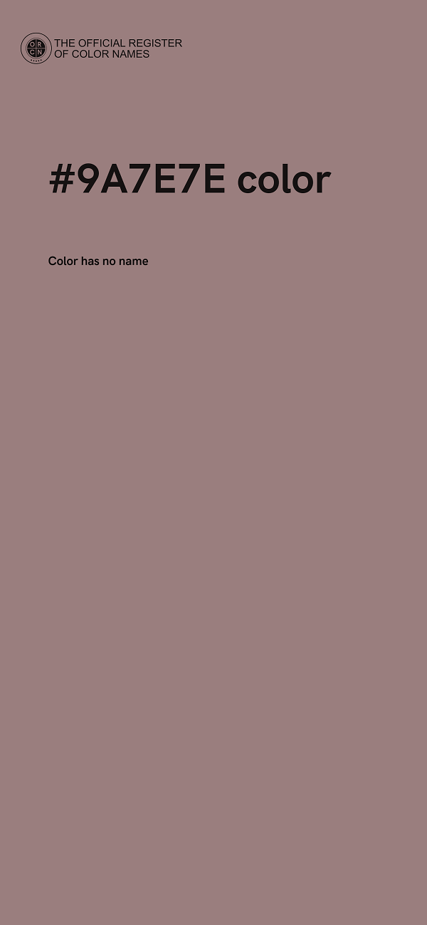 #9A7E7E color image
