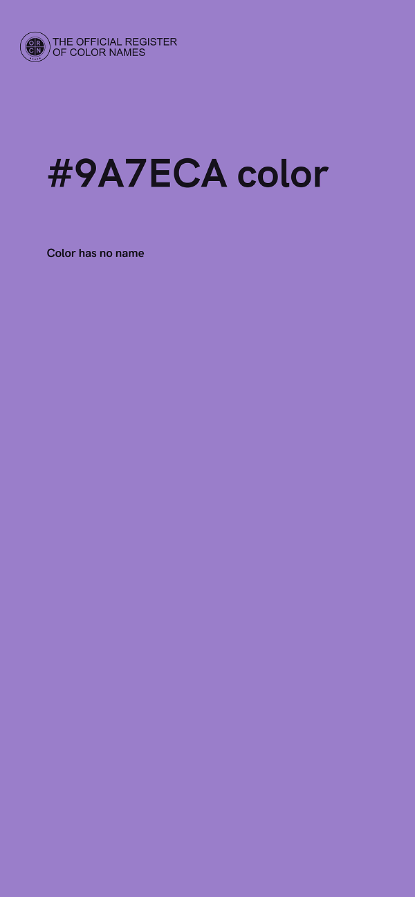 #9A7ECA color image