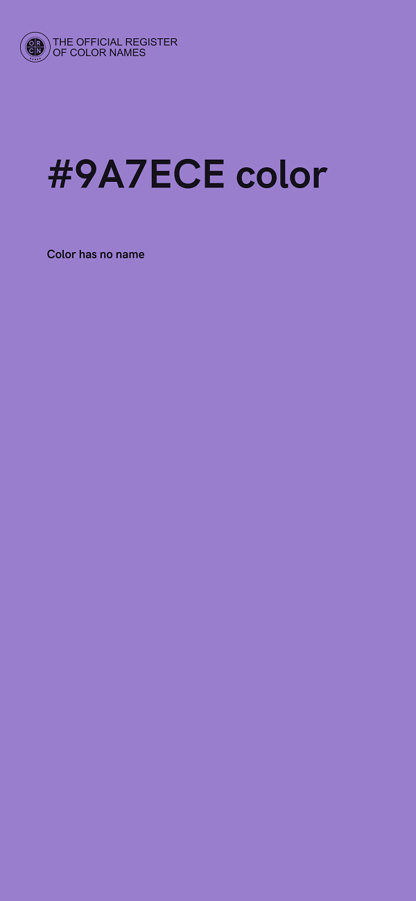 #9A7ECE color image