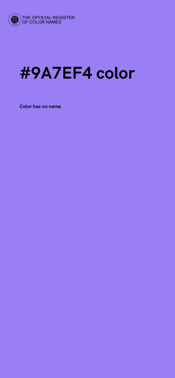 #9A7EF4 color image
