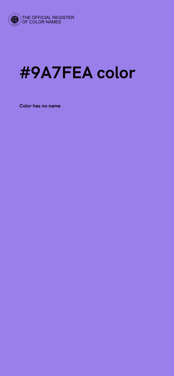 #9A7FEA color image