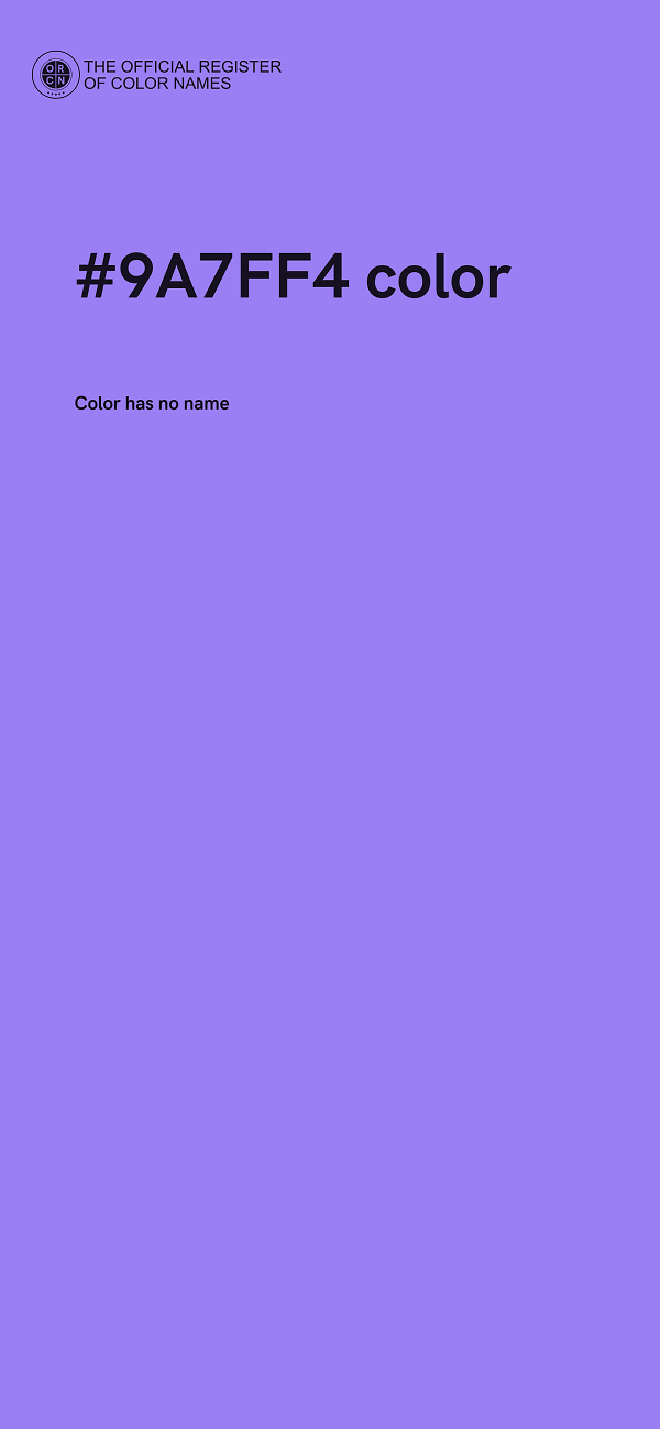 #9A7FF4 color image