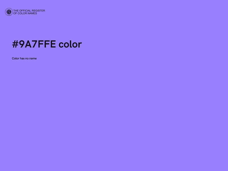 #9A7FFE color image