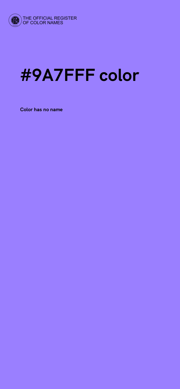 #9A7FFF color image