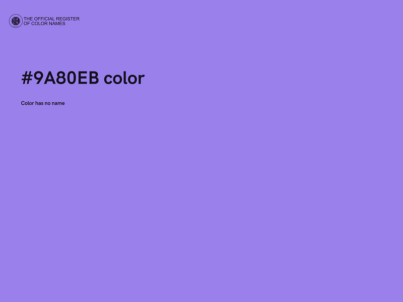 #9A80EB color image