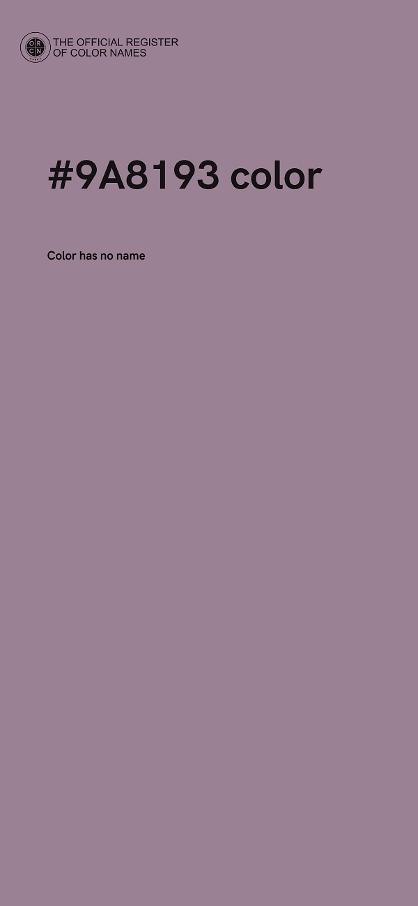 #9A8193 color image