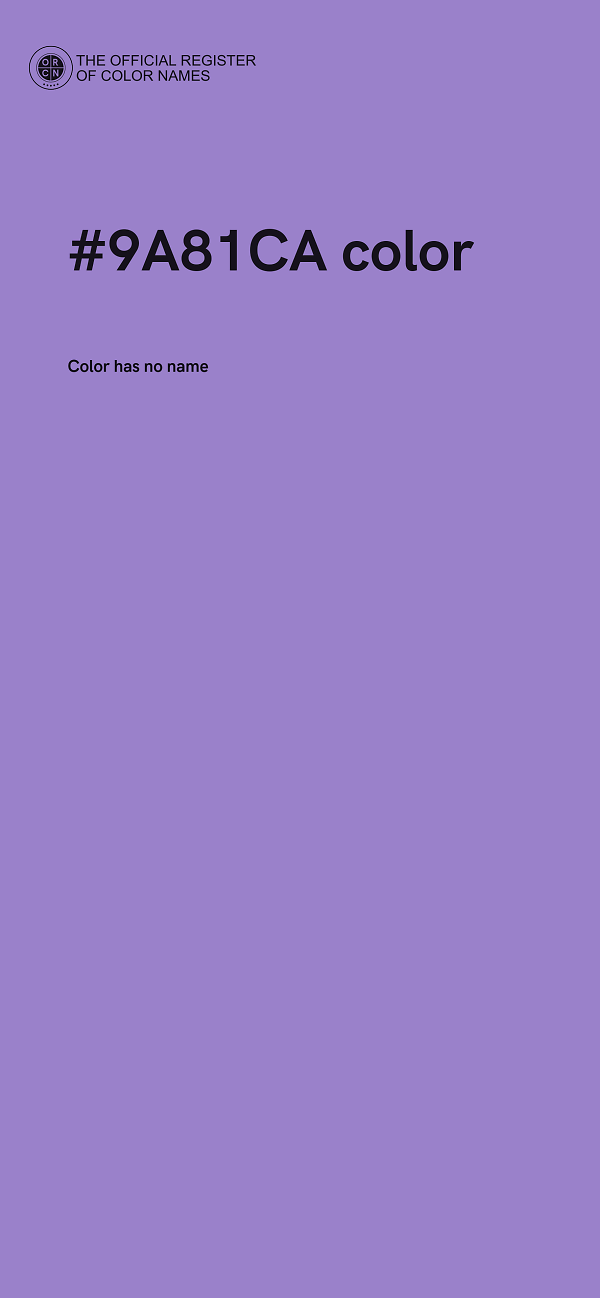 #9A81CA color image