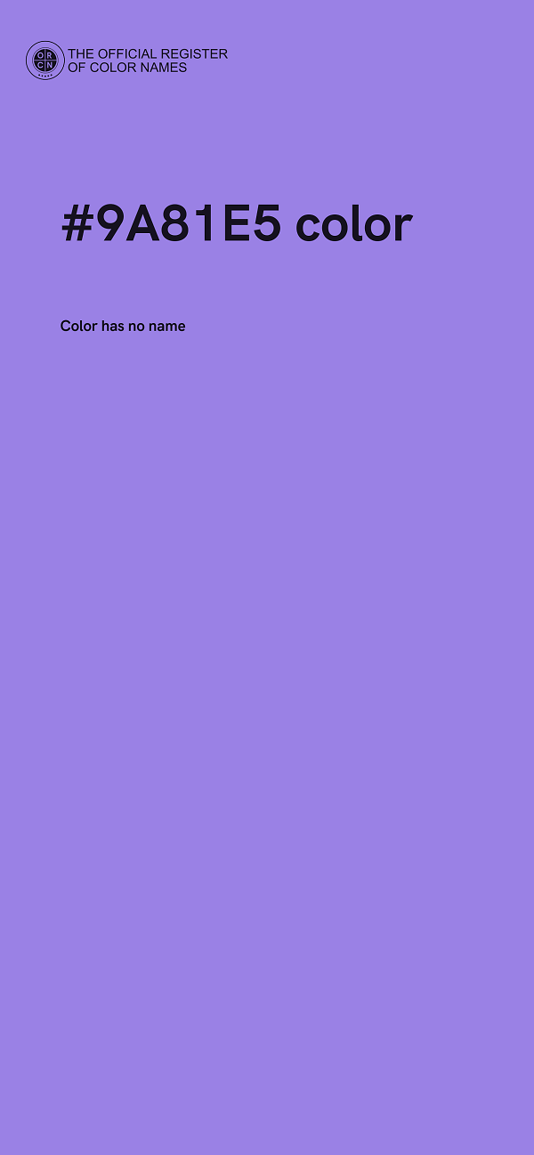 #9A81E5 color image