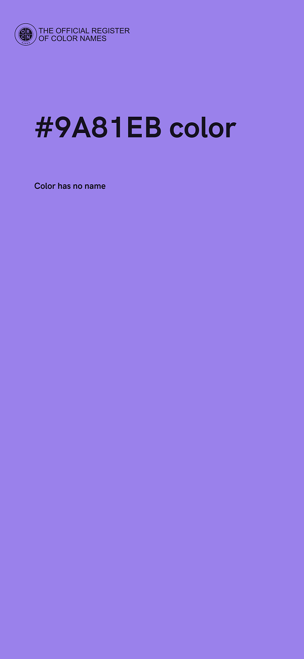 #9A81EB color image