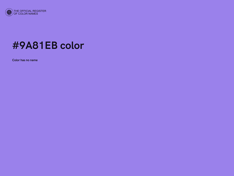 #9A81EB color image