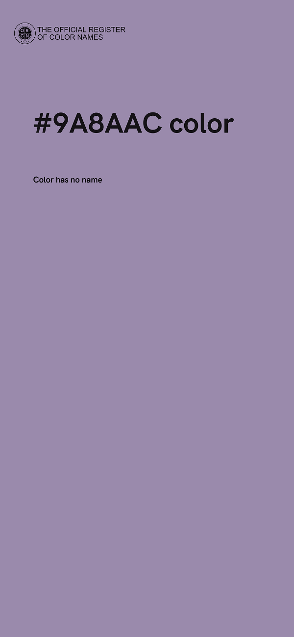 #9A8AAC color image