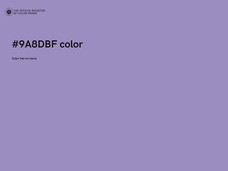 #9A8DBF color image