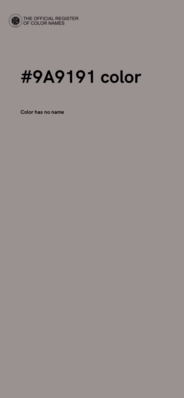 #9A9191 color image