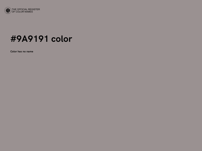 #9A9191 color image
