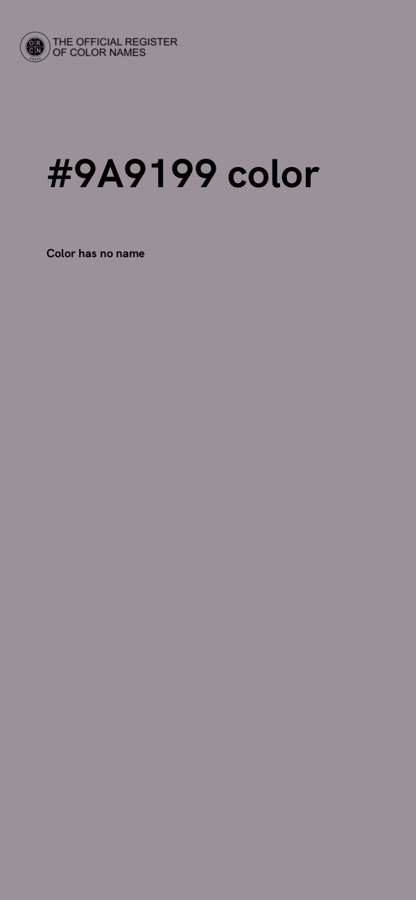 #9A9199 color image