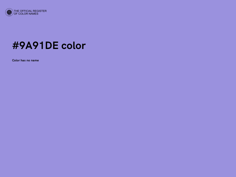 #9A91DE color image