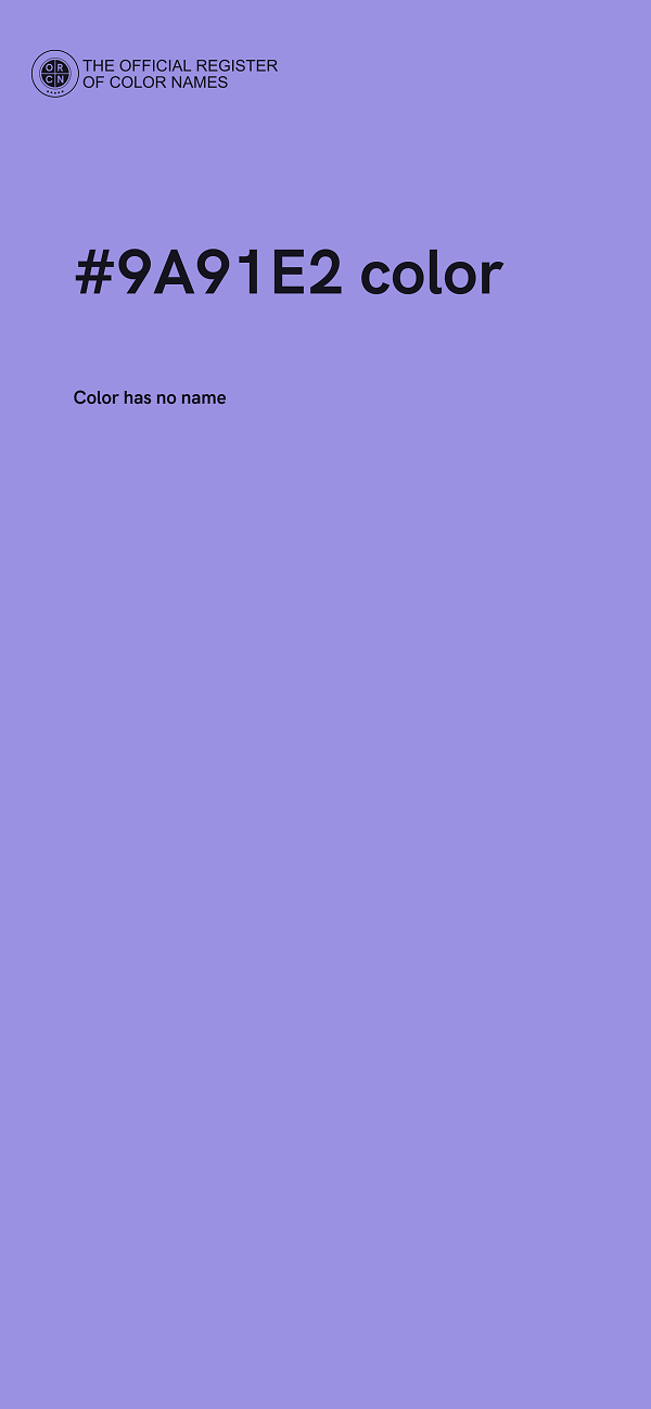 #9A91E2 color image
