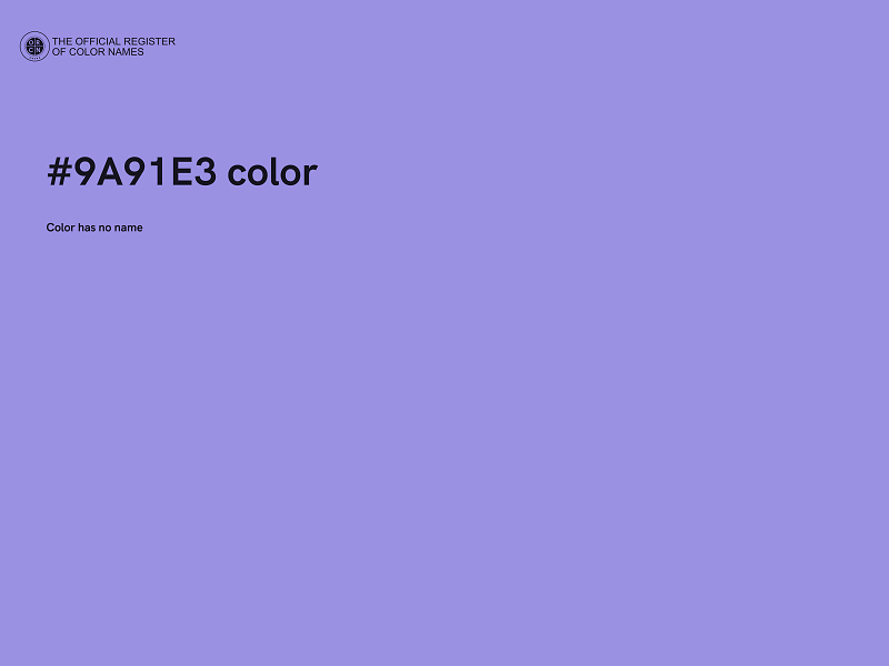 #9A91E3 color image