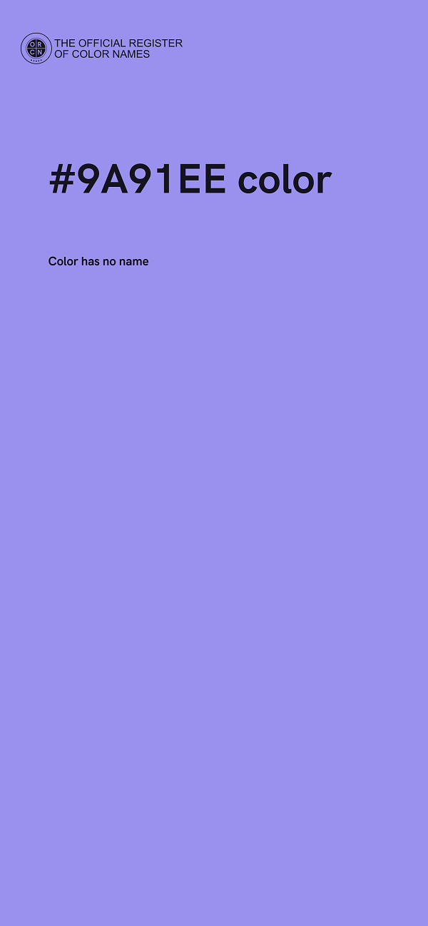 #9A91EE color image