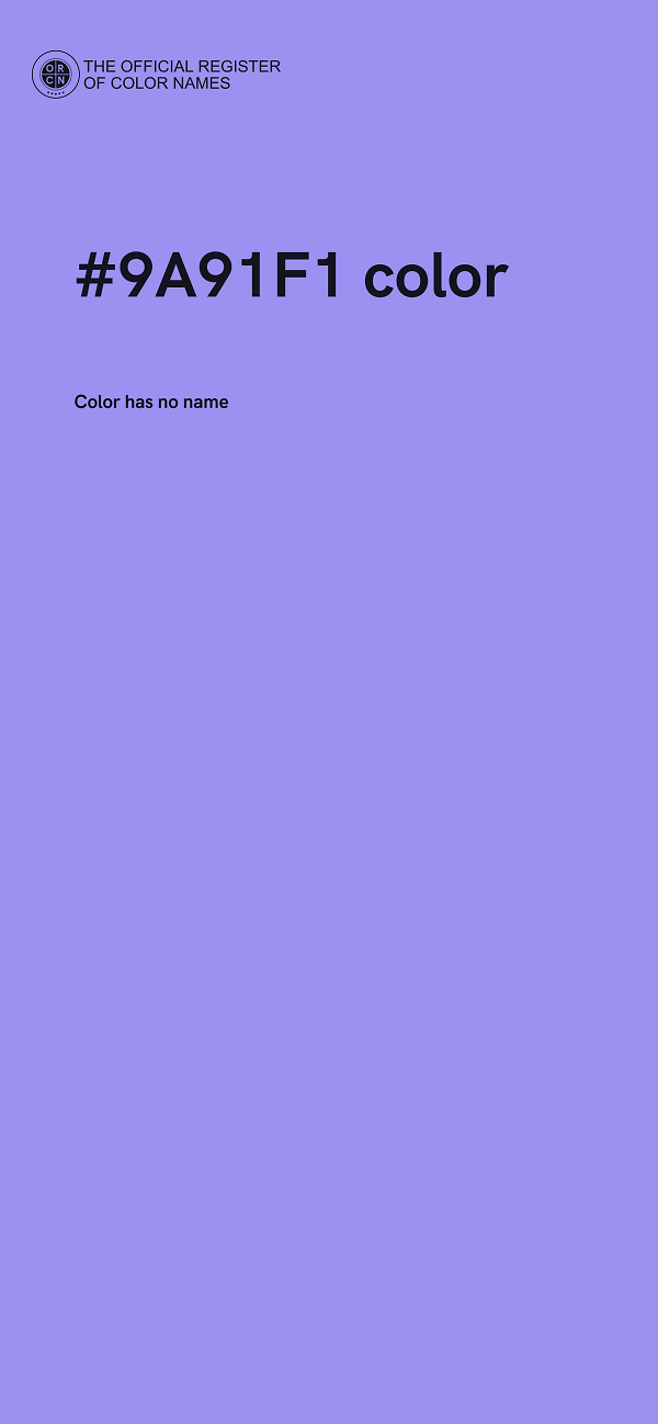 #9A91F1 color image