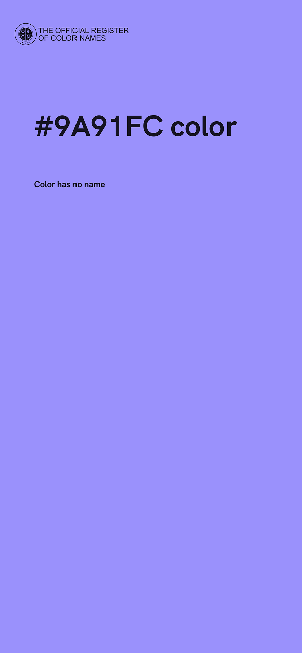 #9A91FC color image