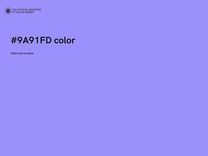 #9A91FD color image