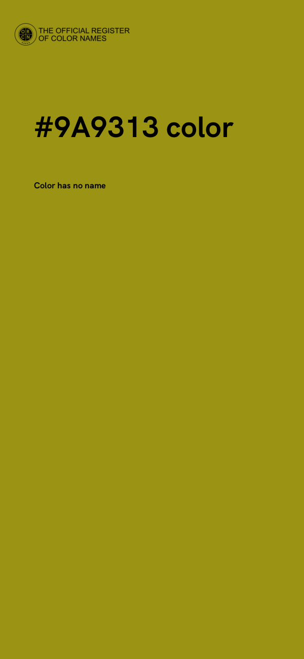 #9A9313 color image