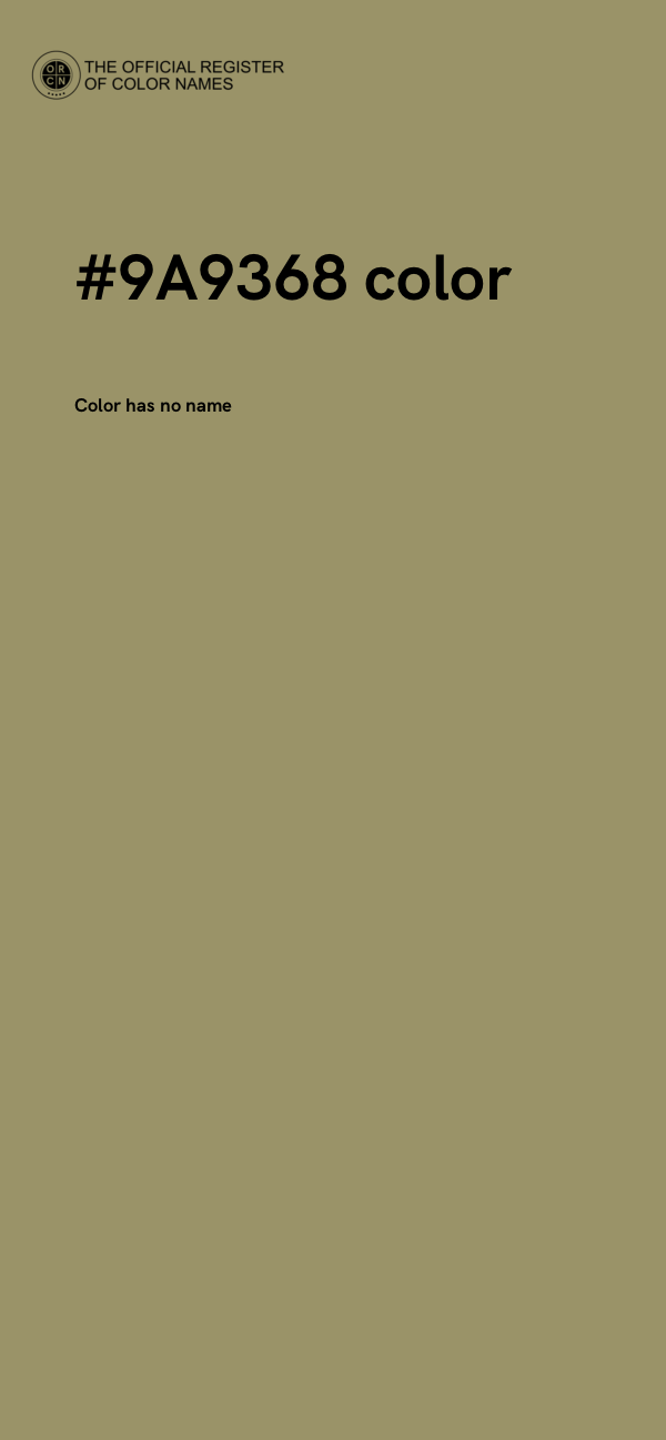 #9A9368 color image