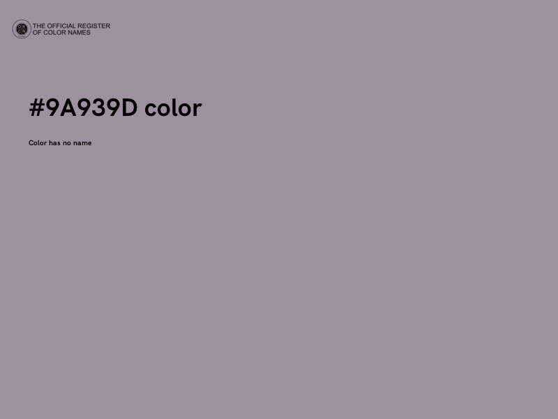 #9A939D color image