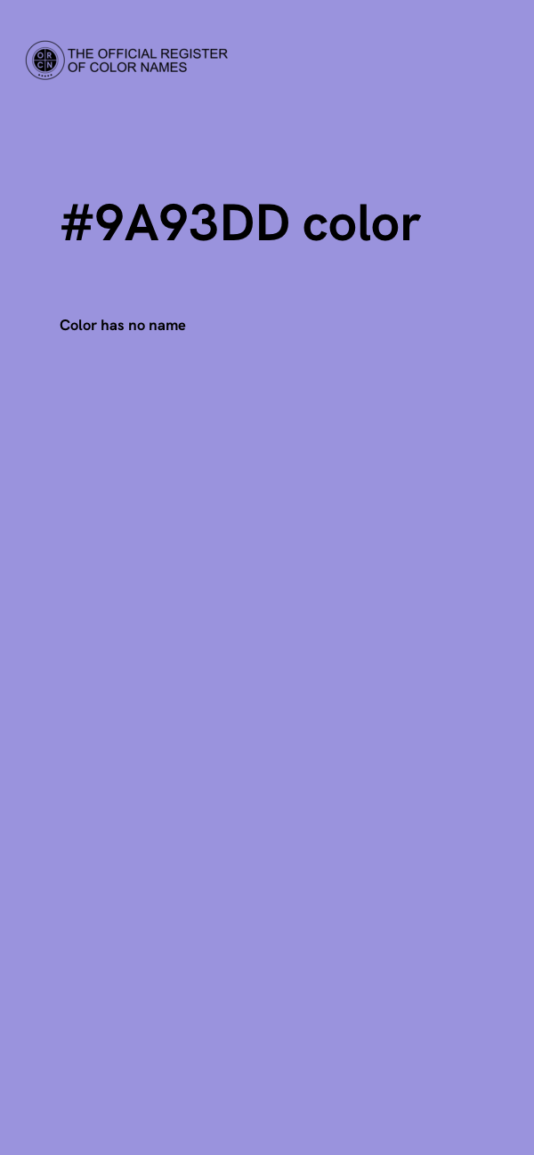 #9A93DD color image