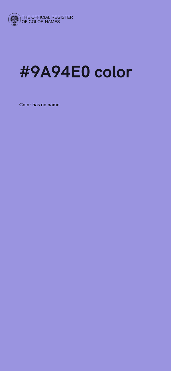 #9A94E0 color image