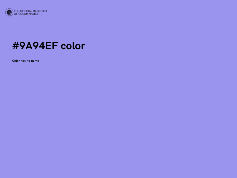 #9A94EF color image