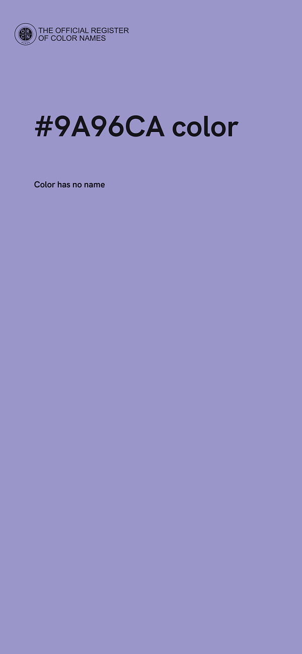 #9A96CA color image
